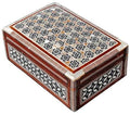 TURATH Mother of Pearl Inlaid Wooden Jewelry Box